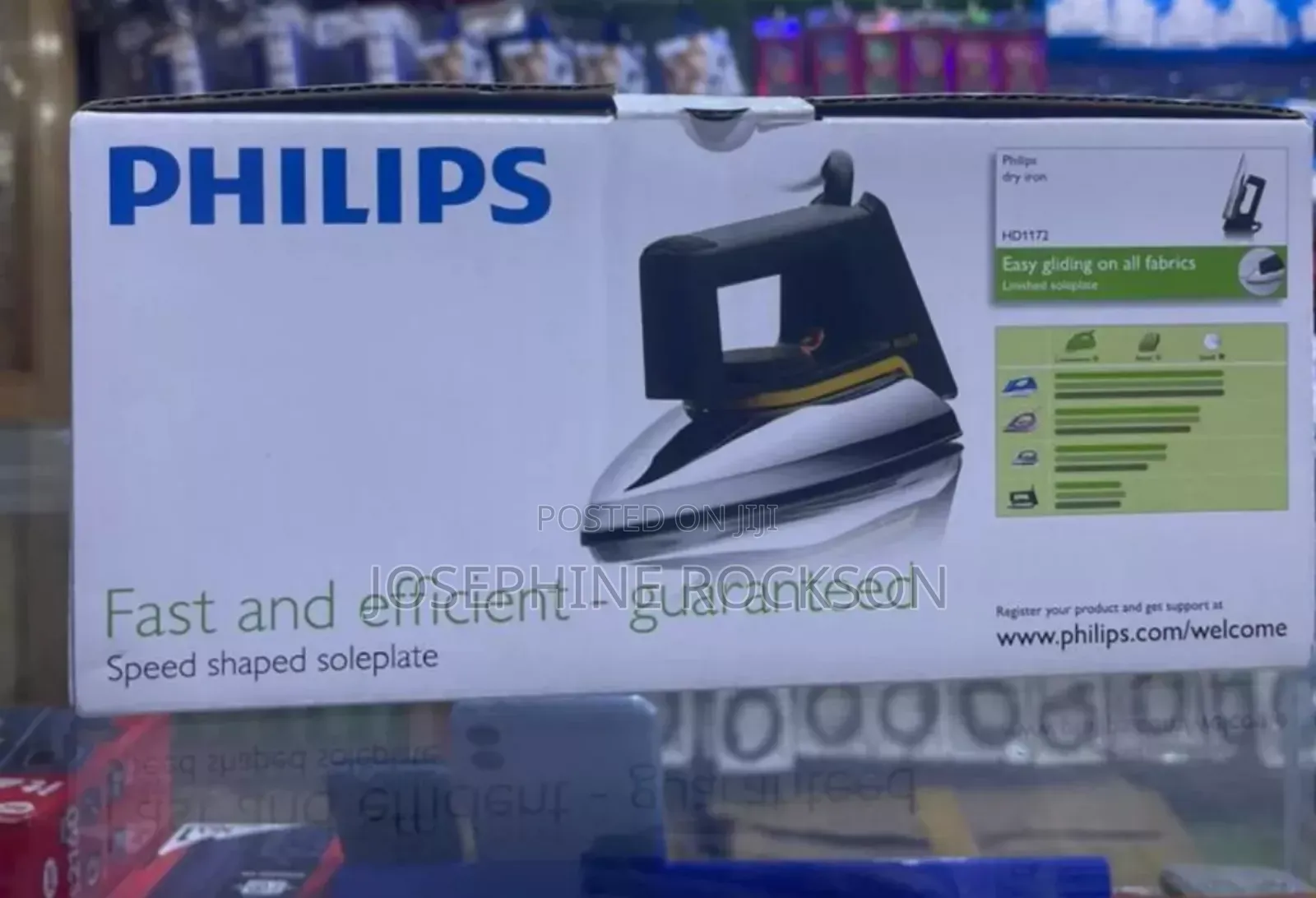 1000w Non Stick Soleplate Flat Iron/ Philip's Dry Flat Iron