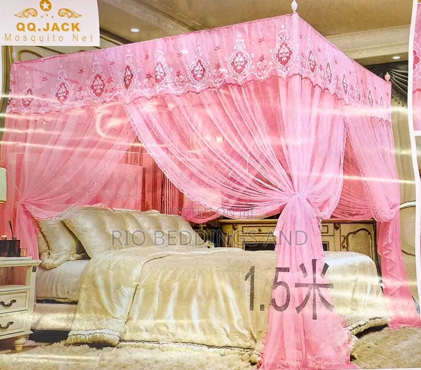 Four Stand Mosquito Net / Original One / 4x6, 5x6 and 6x6