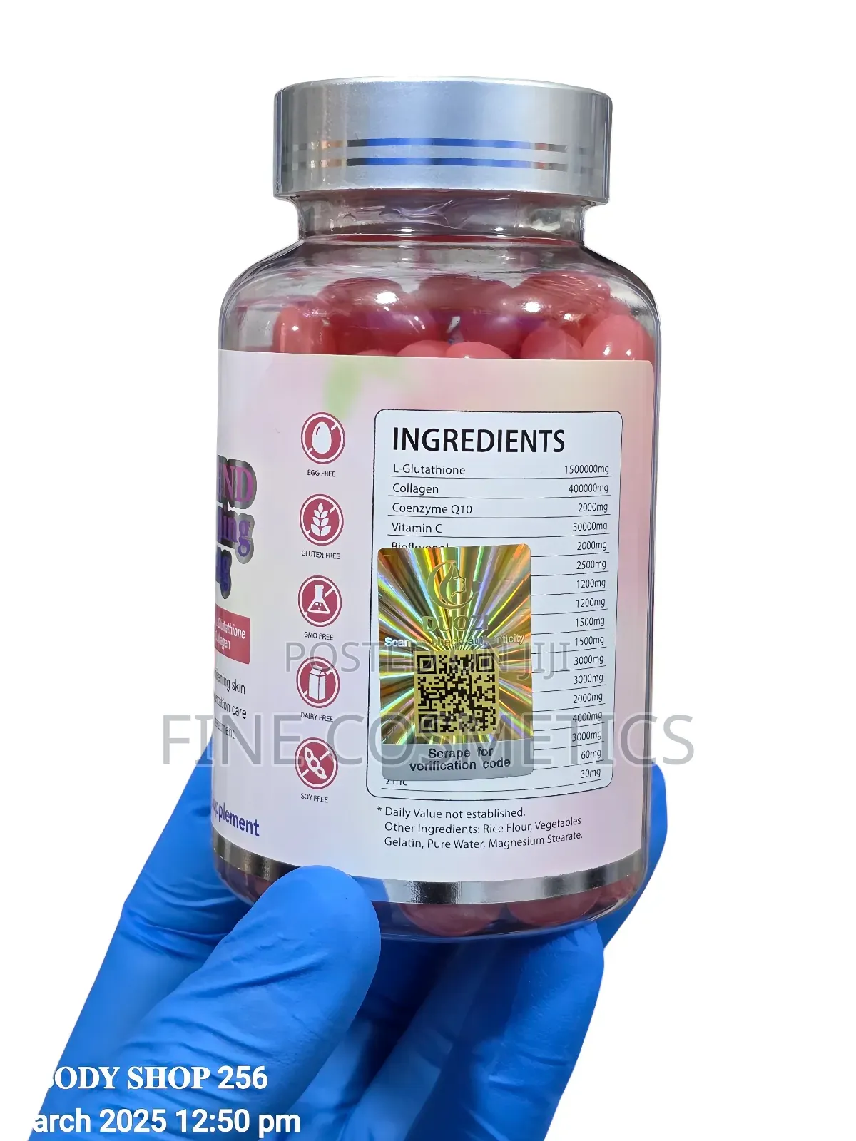 Gluta White Mg Skin Whitening and Glowing Capsules
