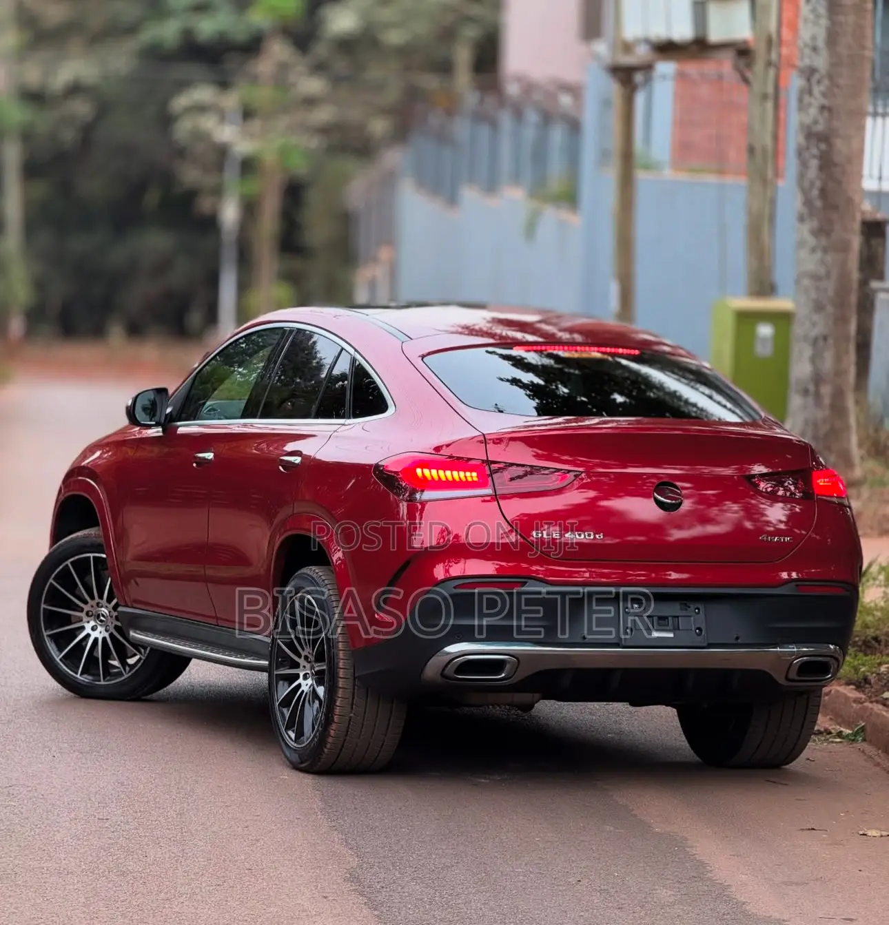 Mercedes-Benz GLE-Class GLE 400d 4MATIC 2020 Red