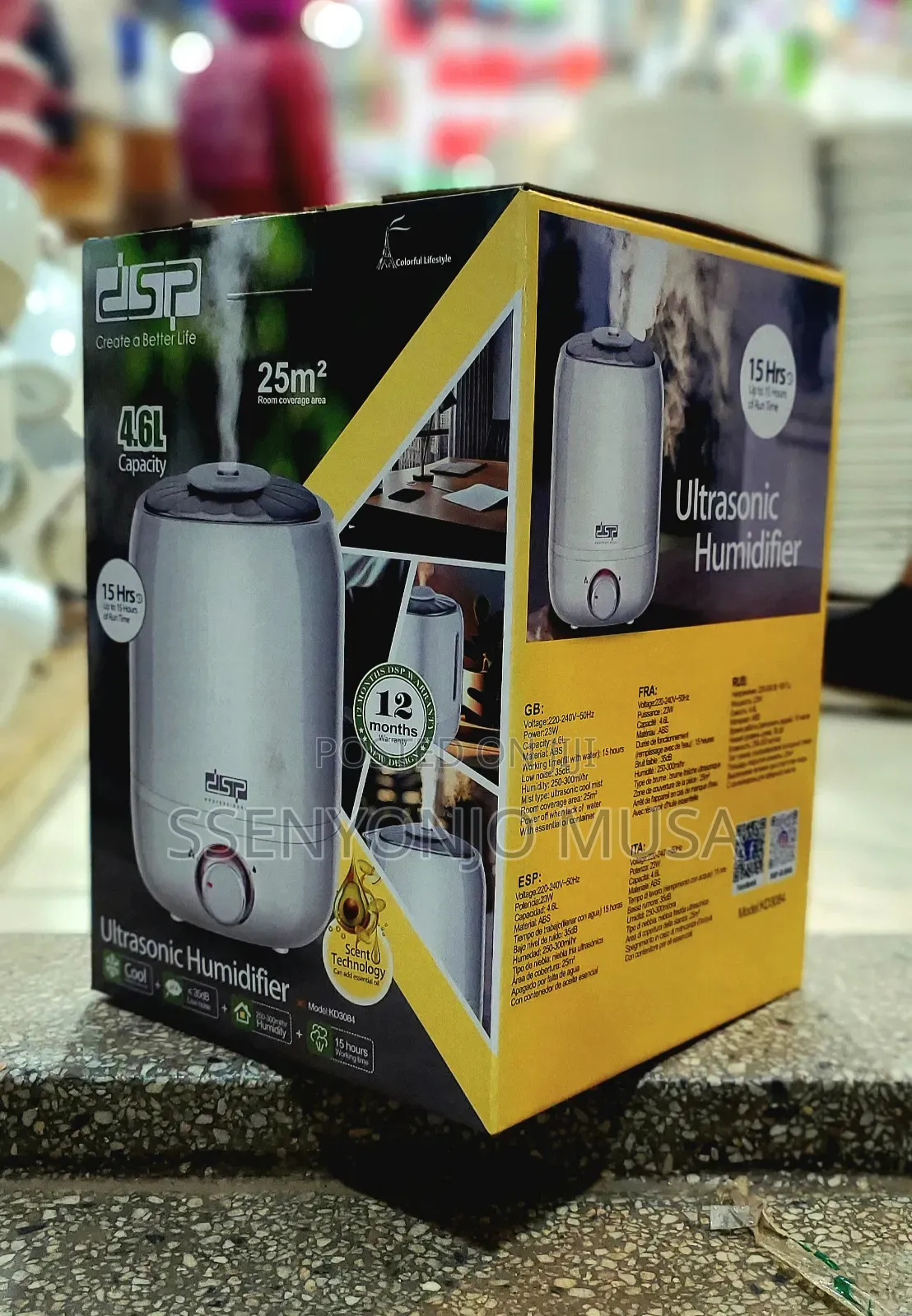 DSP Humidifier Ultra Sonic Kd3084