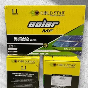 100ah Maintenance Free Gold Star Solar Battery/ Germany Made