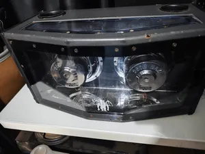 American Monster Dual Subwoofer Powered Car Subwoofer