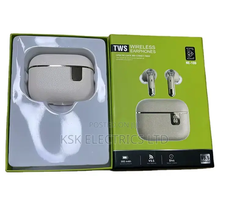2024 Hot Selling Ne-109 TWS Earbuds Wireless Bt5.5 Earphones