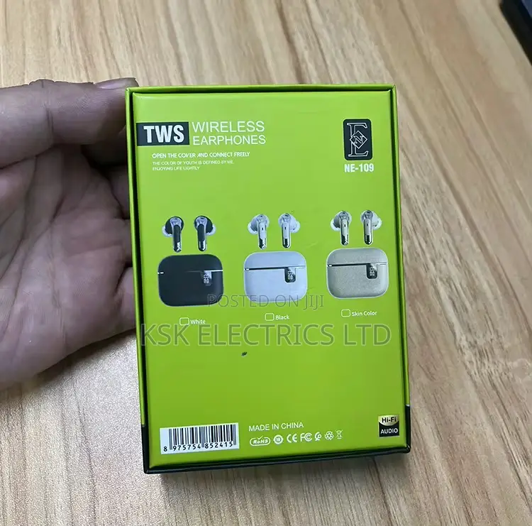 2024 Hot Selling Ne-109 TWS Earbuds Wireless Bt5.5 Earphones