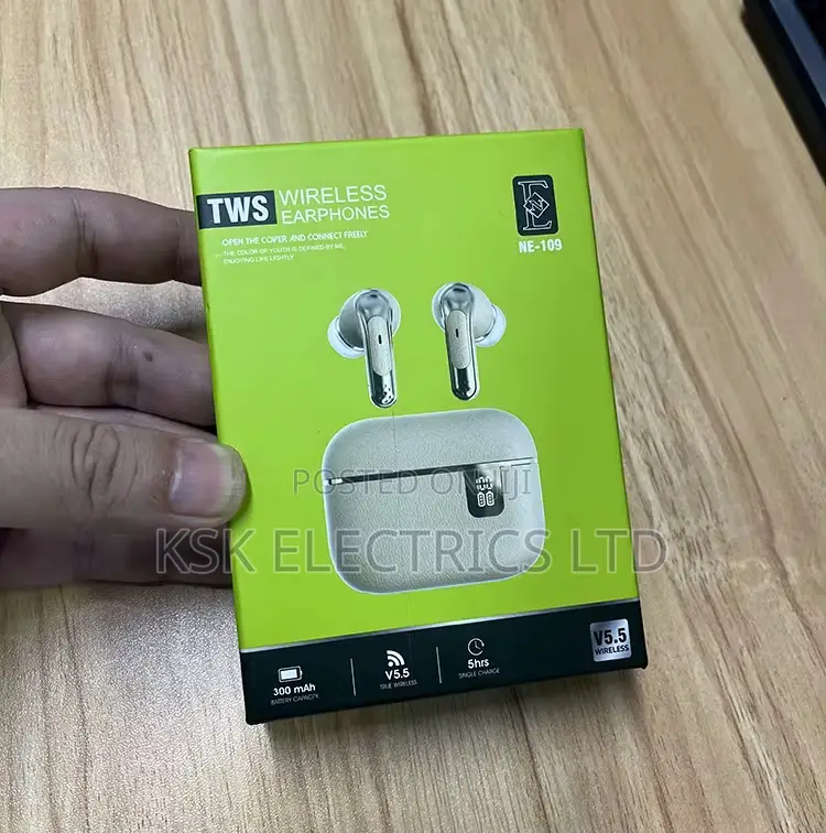 2024 Hot Selling Ne-109 TWS Earbuds Wireless Bt5.5 Earphones