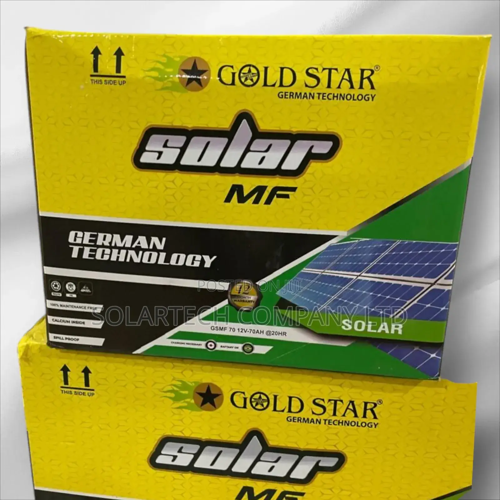 70ah Gold Star Maintenance Free Solar Batteries Luna