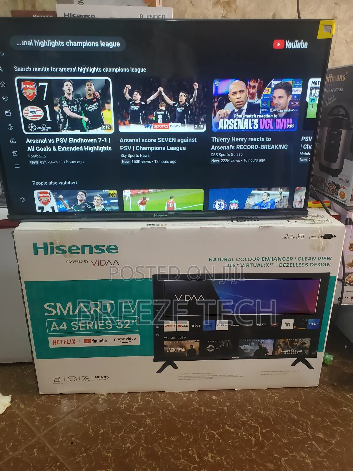 32" Tv Hisense Smart