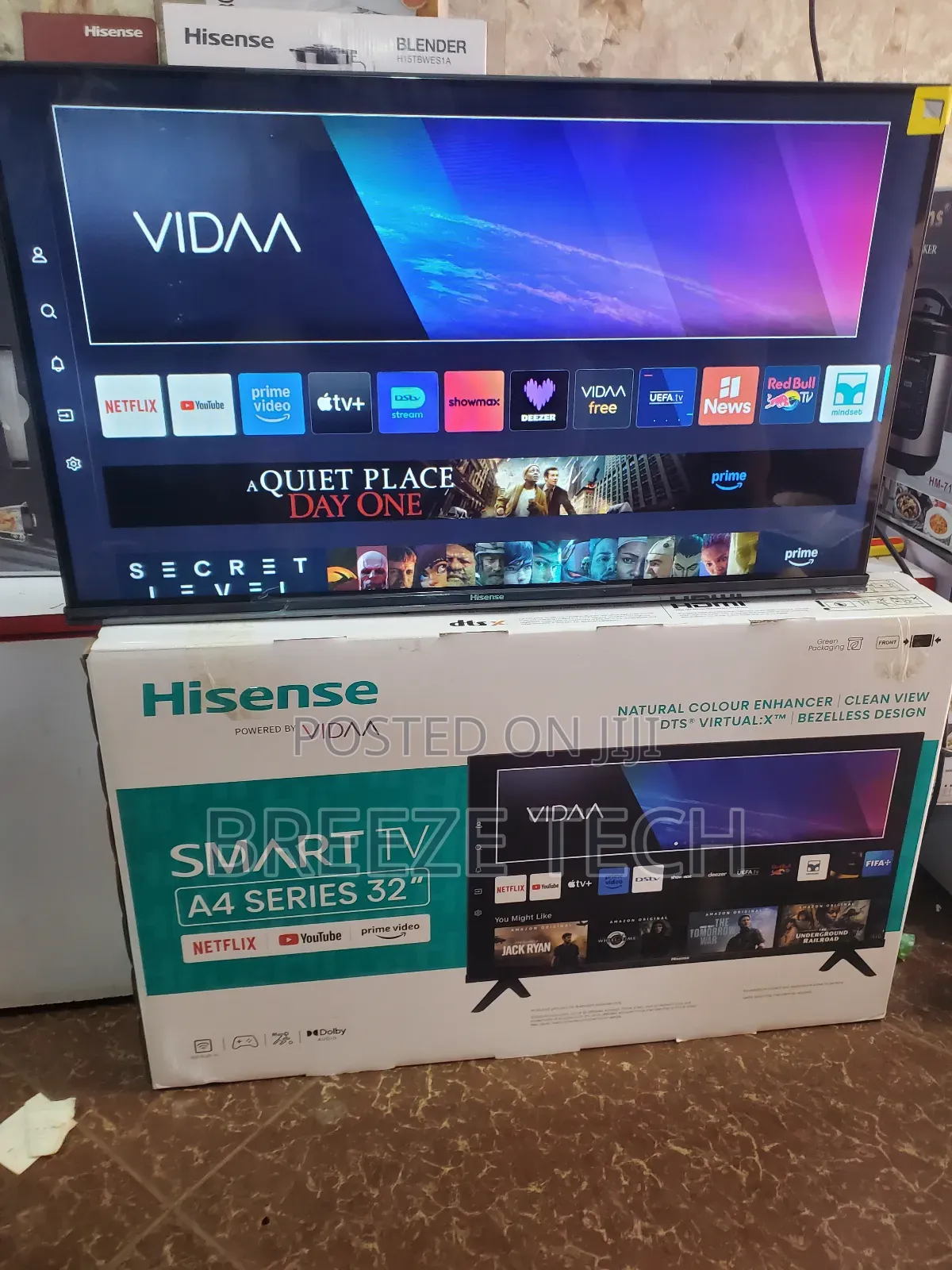 New Hisense Smart Vidaa 32" Tv