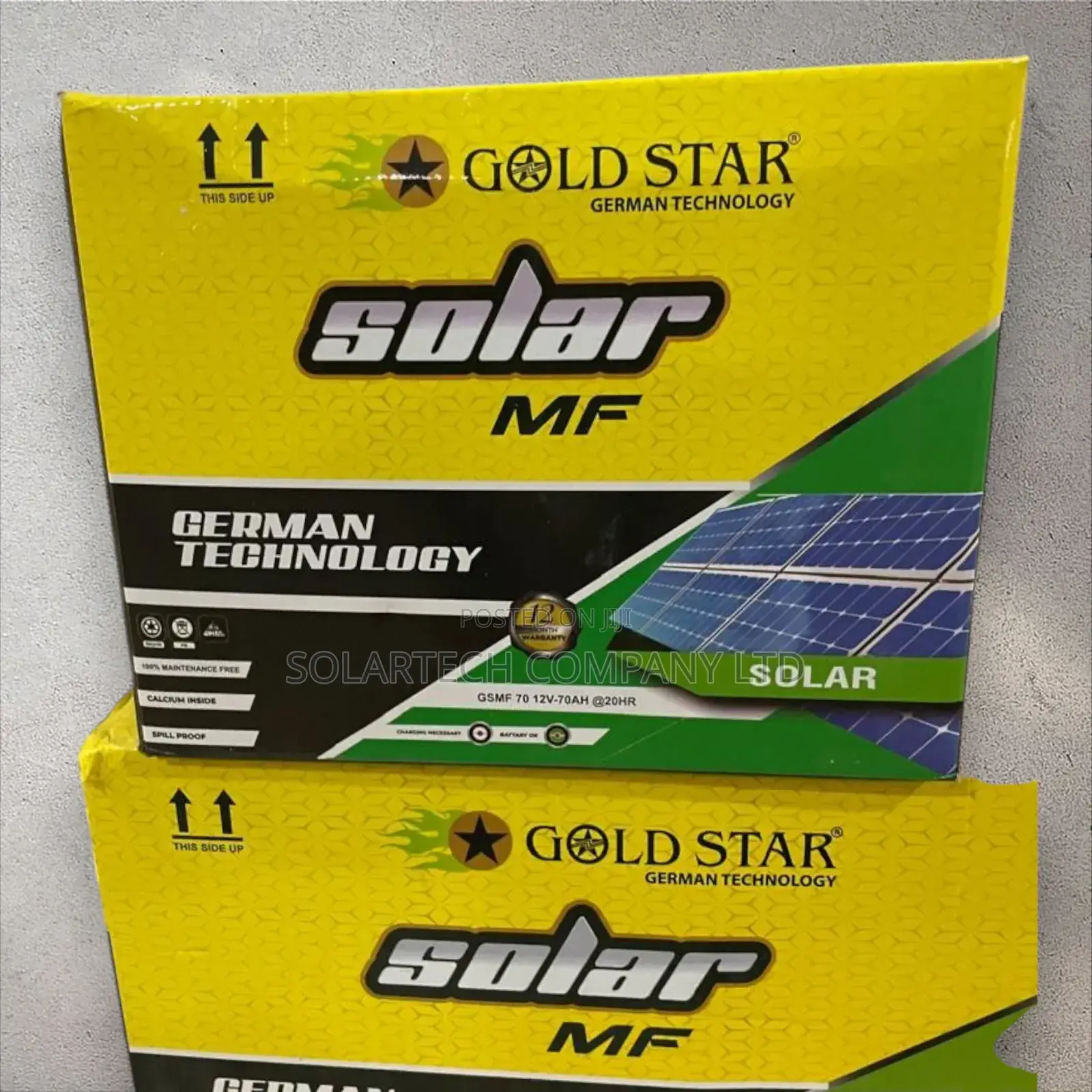 70ah Gold Star Maintenance Free Solar Batteries Lyrra