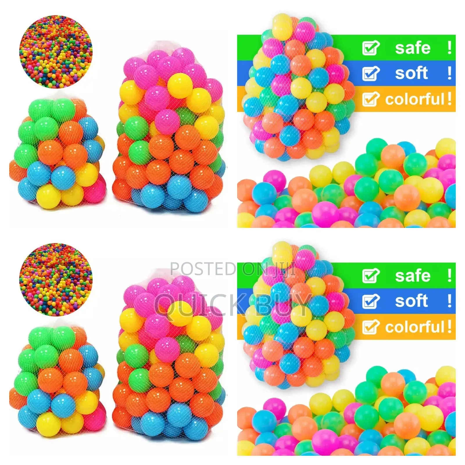 50 Coloured Small Balls