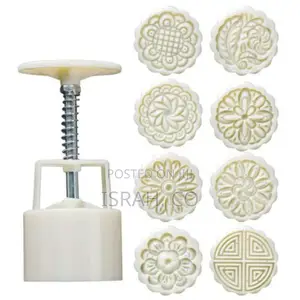 Cake Mold 6 Pcs, Mid Autumn Festival Diy Hand Press Cookie