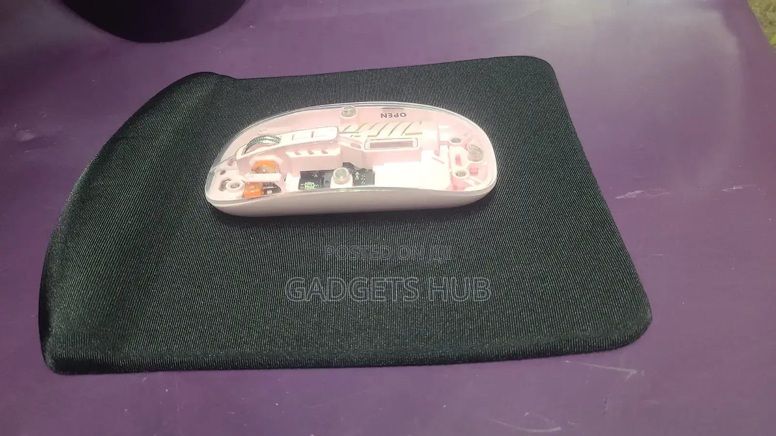 Transparent Mouse and Pad Wireless