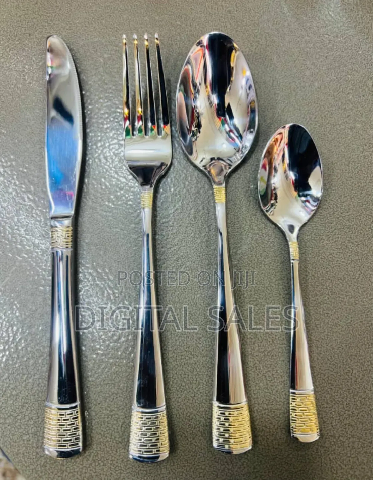 Heavy Set of Stainless Steel Cutlery