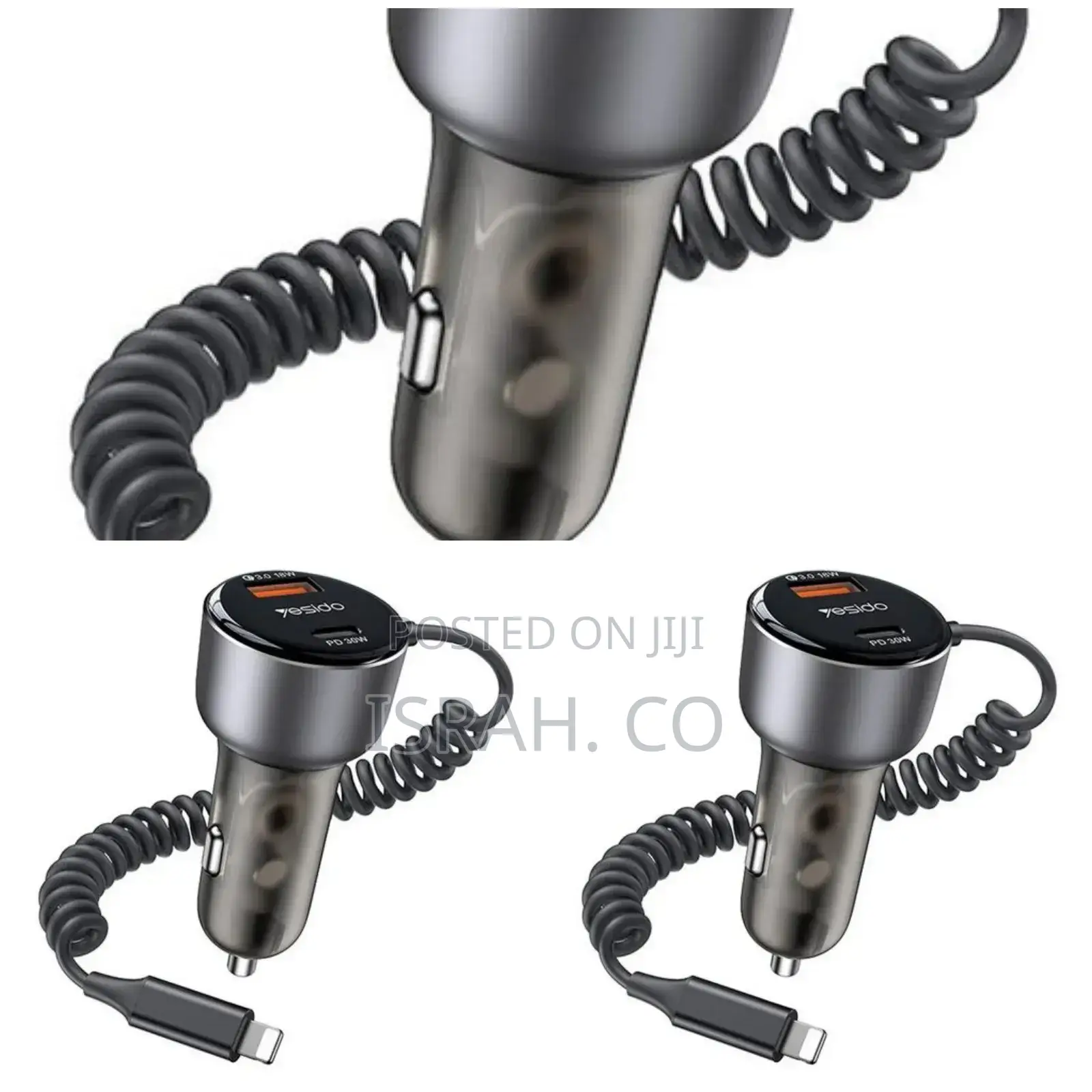 Yesido Y57 50w Cell Phone Super Fast Car Charger