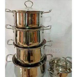 5pcs Serving Dishes High Grade Stainless Steel Ware