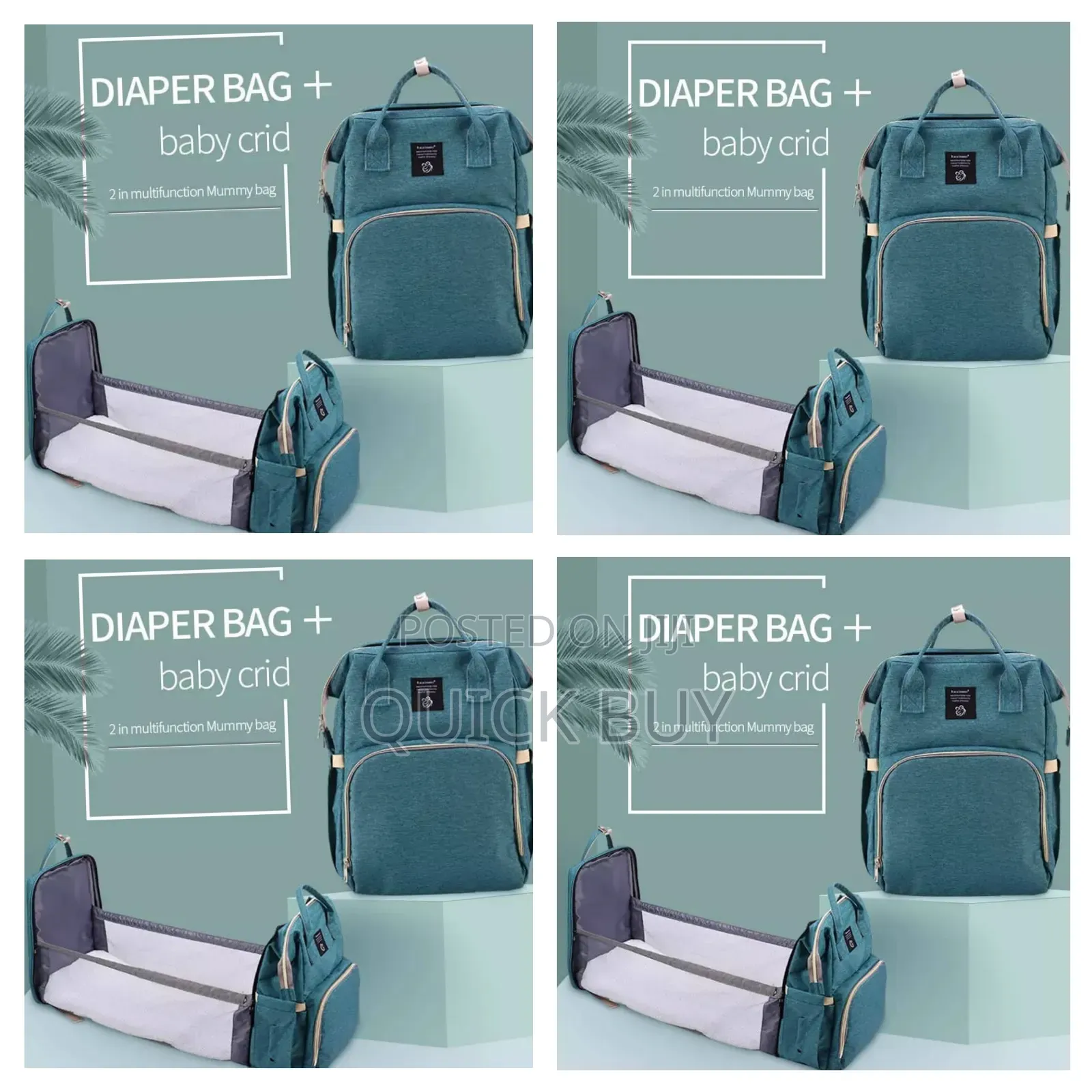 New Diaper Bag + Baby Crid