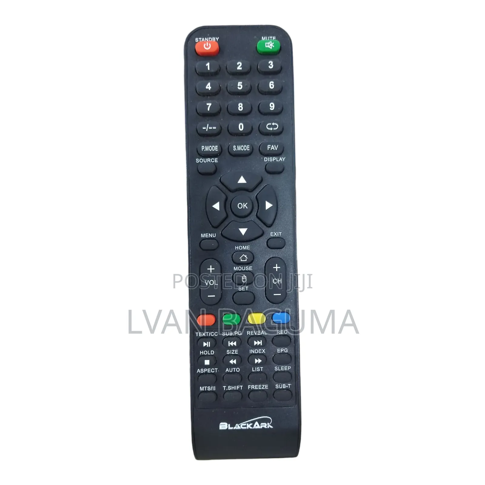 Black Ark Smart Tv Remote