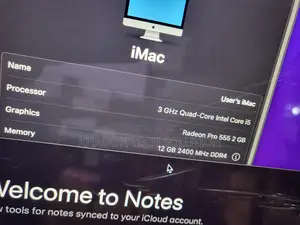 Desktop Computer Apple iMac 12GB Intel Core I5 SSD 512GB
