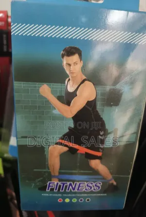 A Set of Fitness Resistance Bands