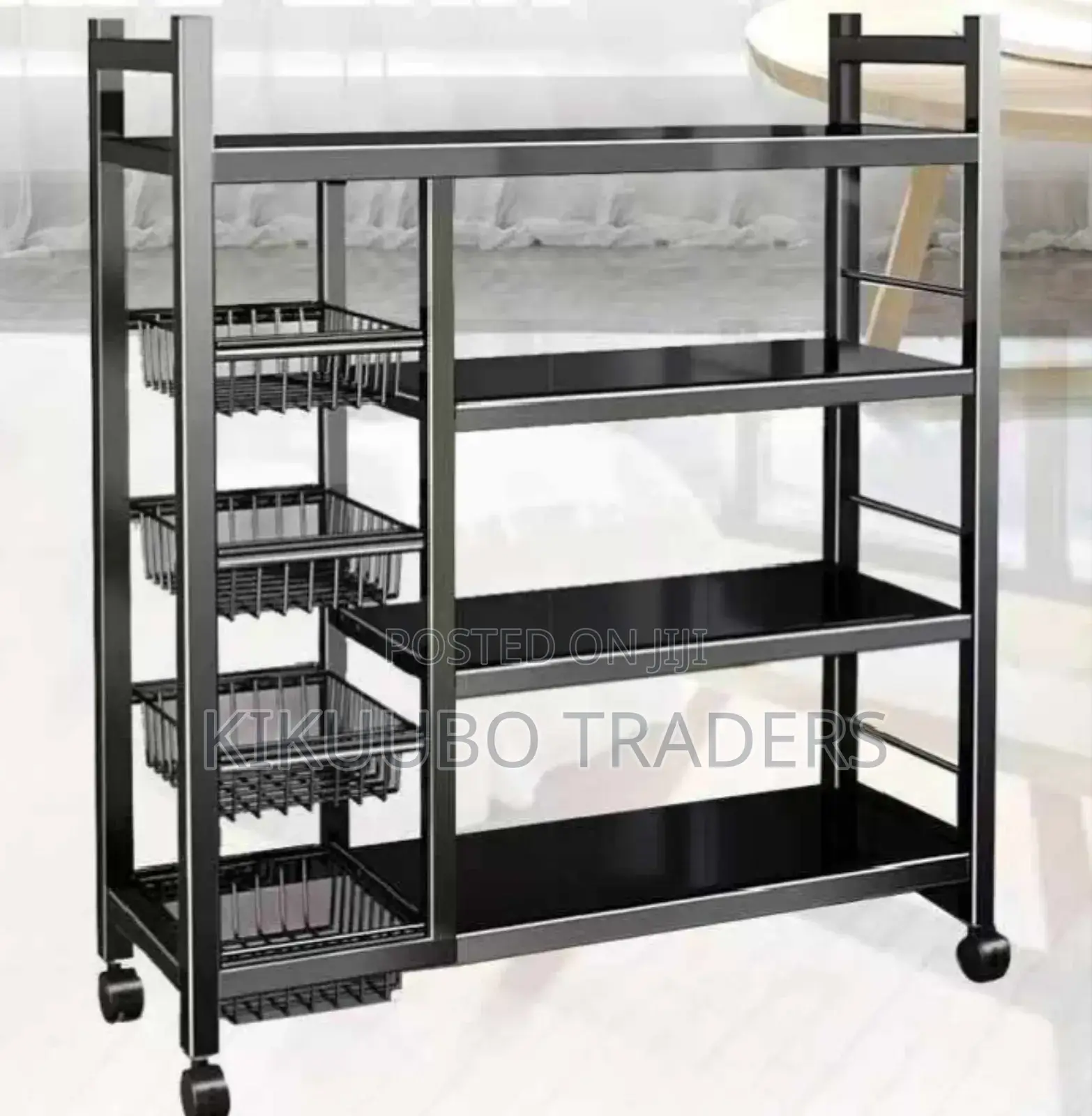 Multifunctional Kitchen Movable Storage Rack