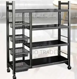 Multifunctional Kitchen Movable Storage Rack