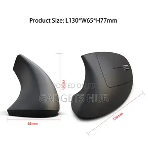 Vertical Healthy Mouse
Optical Wireless Mouse for Laptop