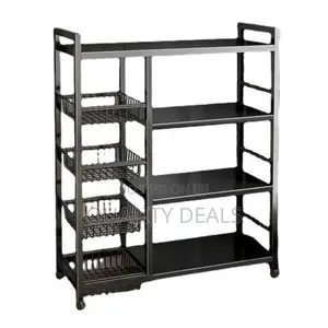 Multifunctional Kitchen Storage Rack Trolley Organizer