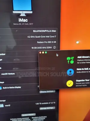 Photo - Desktop Computer Apple iMac 16GB Intel Core I7 SSD 1.5T