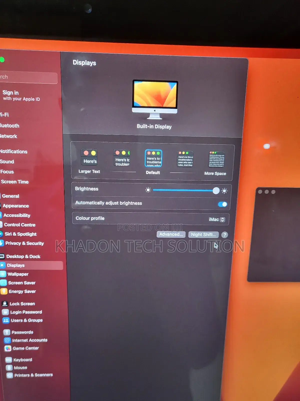 Desktop Computer Apple iMac 16GB Intel Core I7 SSD 1.5T