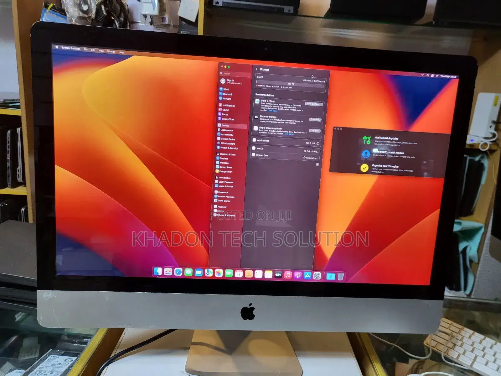 Desktop Computer Apple iMac 16GB Intel Core I7 SSD 1.5T