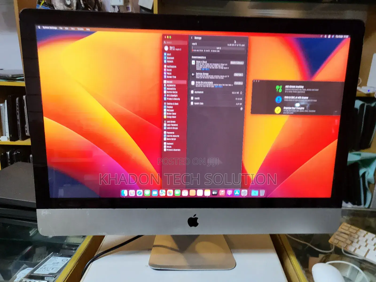 Desktop Computer Apple iMac 16GB Intel Core I7 SSD 1.5T