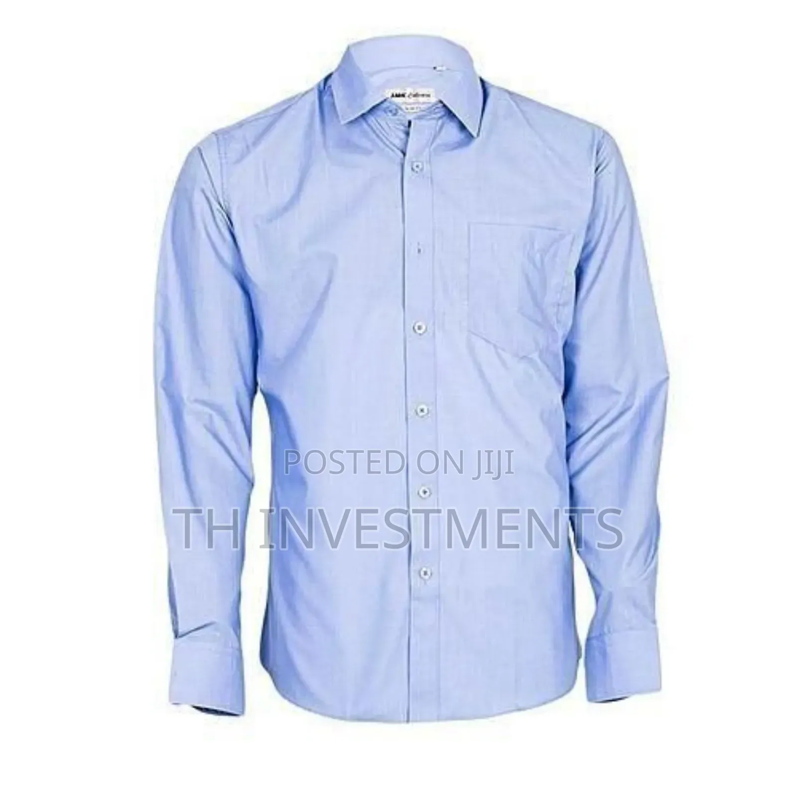 A Pack of 4 Men's Shirts - Sky Blue,Pink,Navy Blue,White 