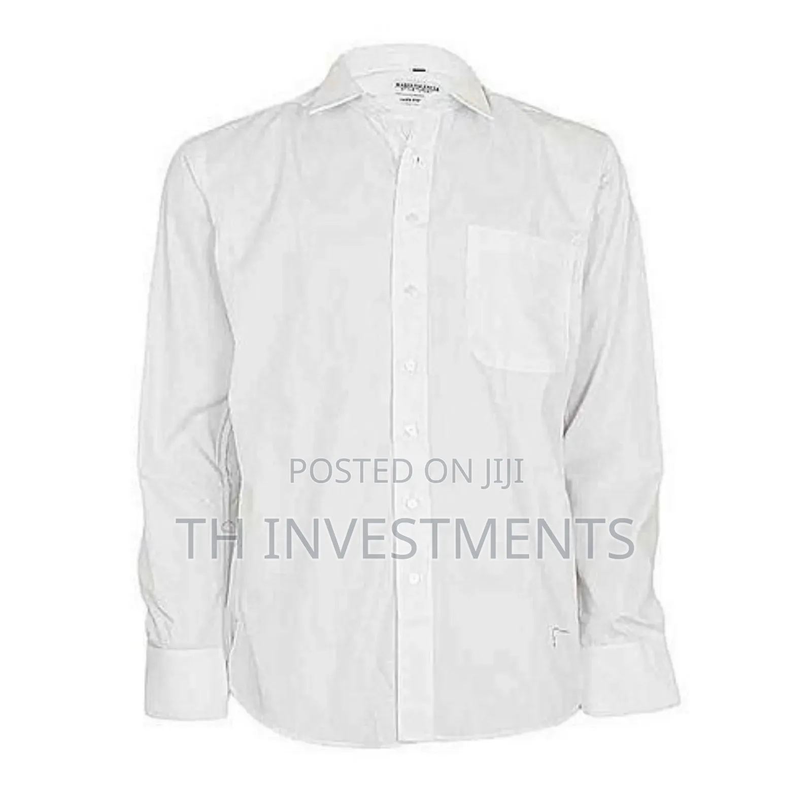 A Pack of 4 Men's Shirts - Sky Blue,Pink,Navy Blue,White 