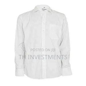 A Pack of 4 Men's Shirts - Sky Blue,Pink,Navy Blue,White 