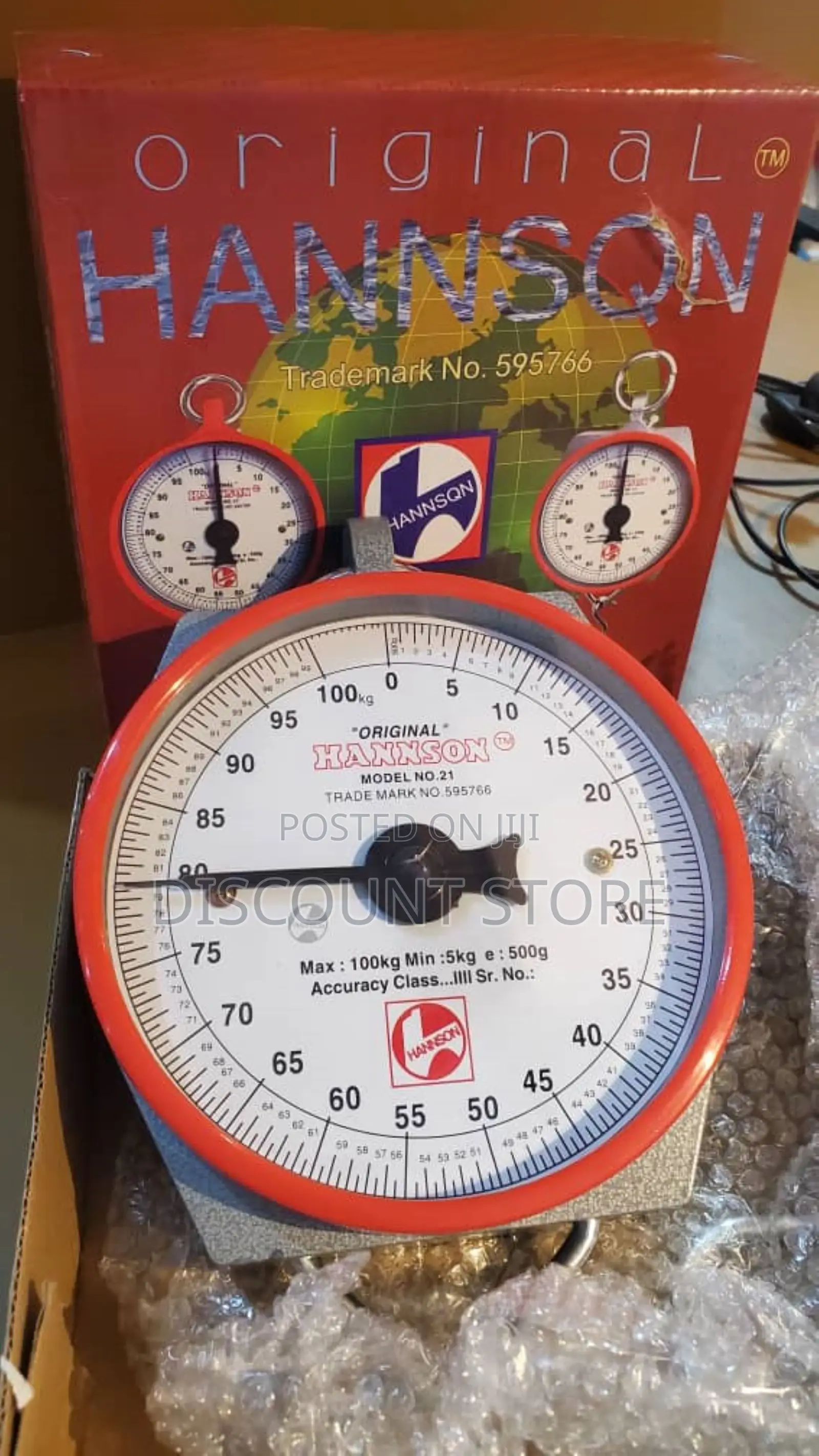 Hanson Industrial Scale 100kg Industrial Weighing Scales