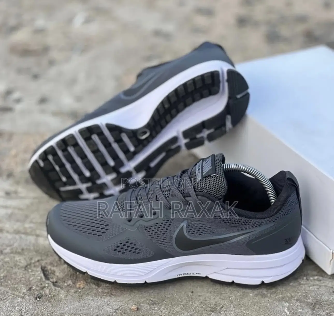 Original Grey Nike Air Zoom Pegasus 26 Train Running Sneaker