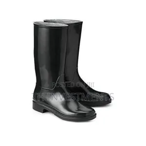 Waterproof Pvc Rain Gumboots Garden Farm Boots - Black...