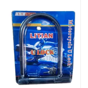 Heavy Duty Steel Motorbike and Bike Lock With 2 Keys