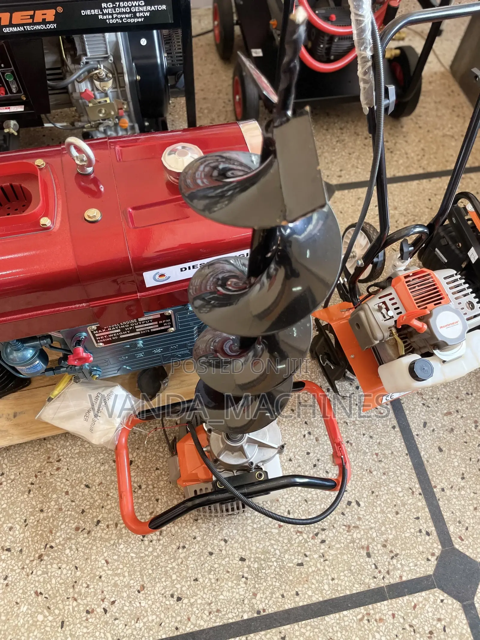 Gasoline Earth Auger Machine