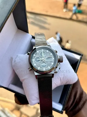 Classic Biden Men's Black Wrist Watch