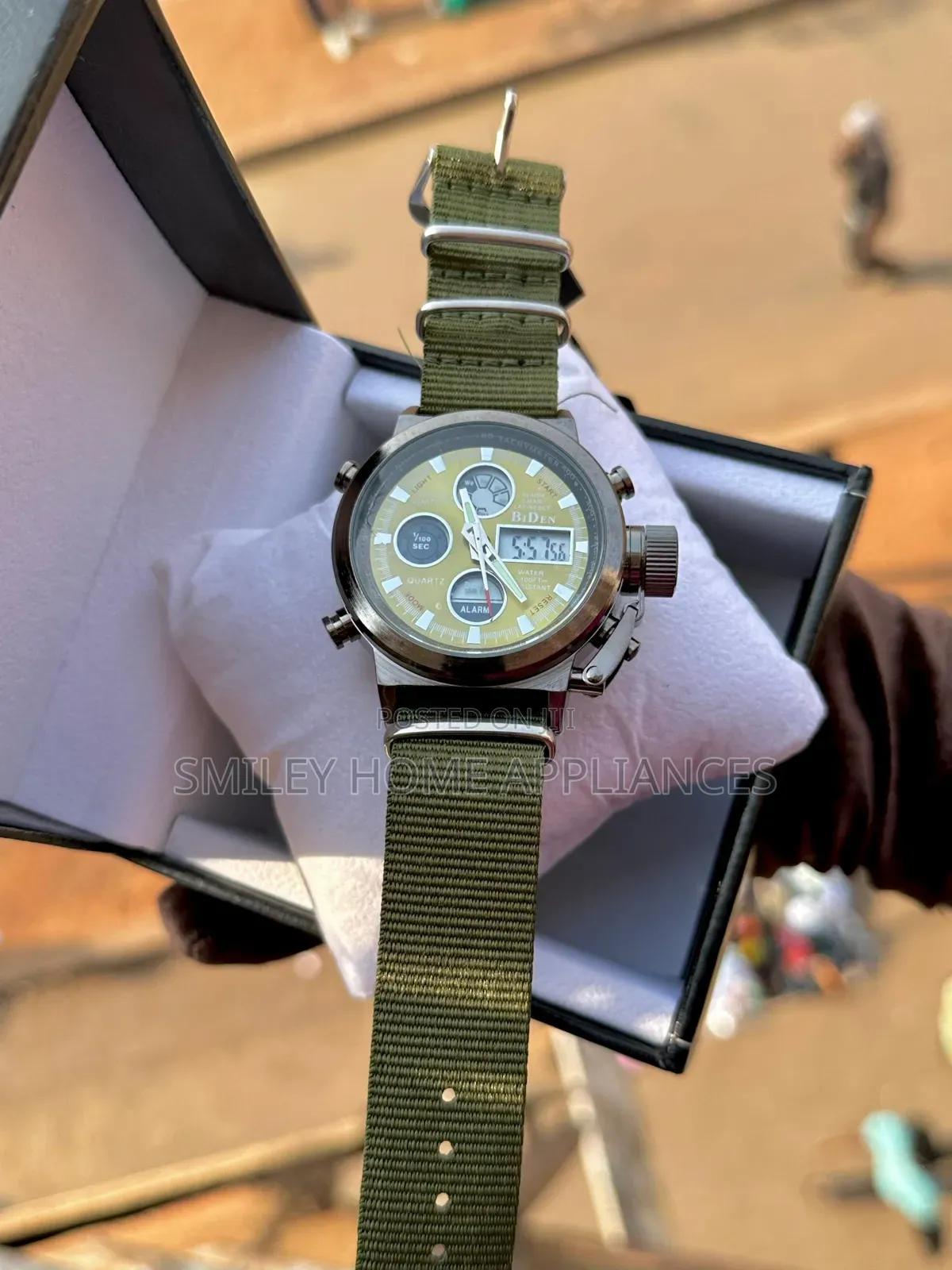 Biden Classy Watch With Genuine Leather