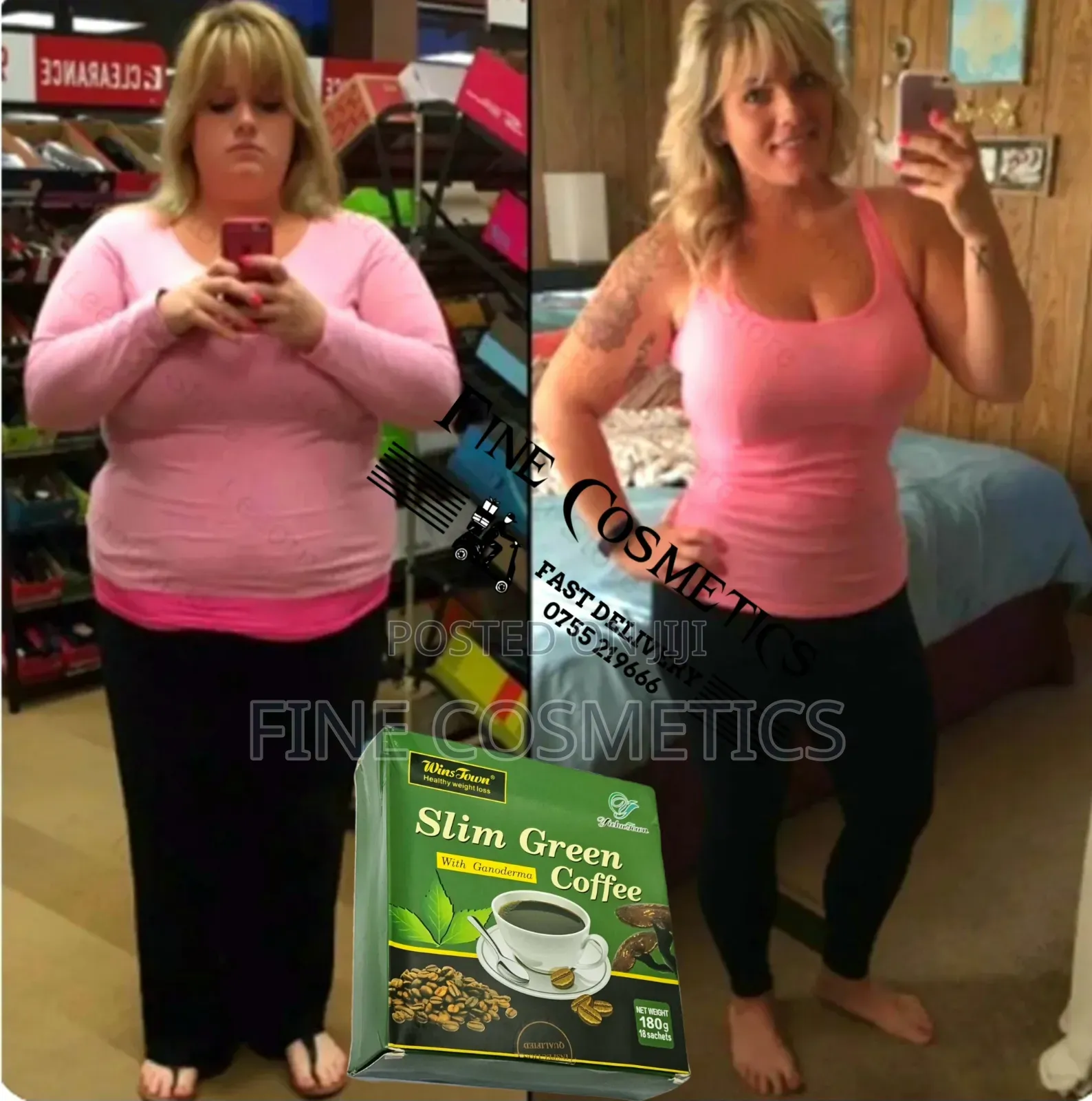 Wholesale Only, Slim Green Coffee Weight Loss Fat Burner Slimming Tea