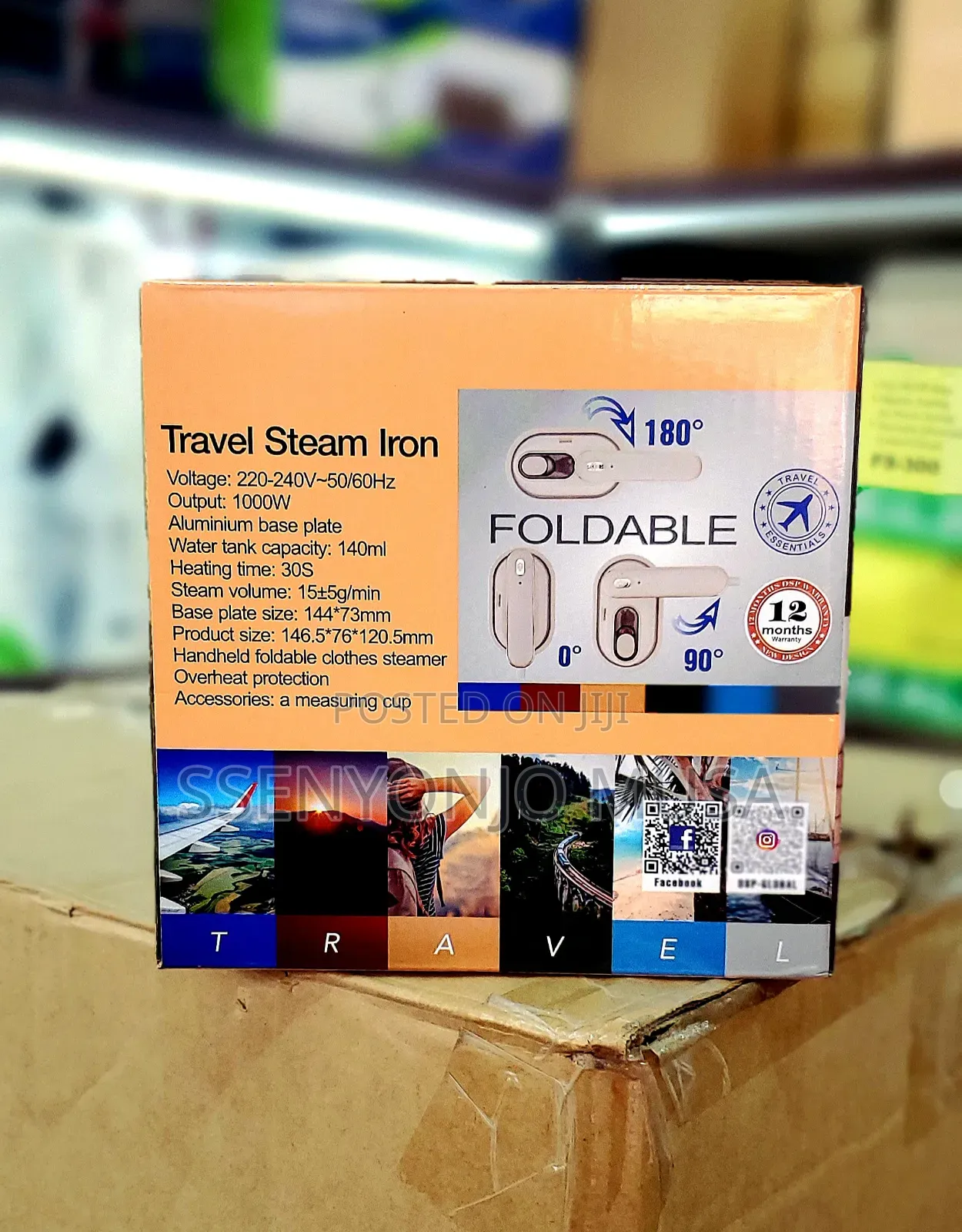 DSP Portable Professional Travelling Garment Steamer Ironbox