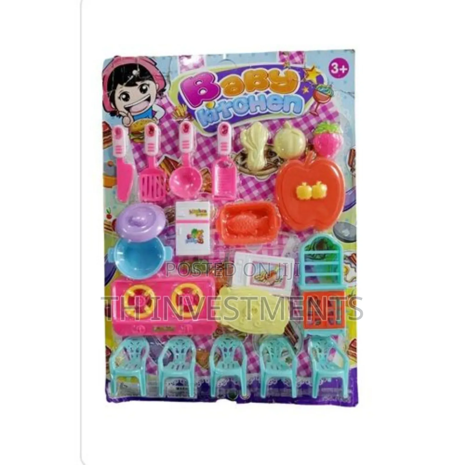 Kitchen Toy Set for Girls - Multi Color