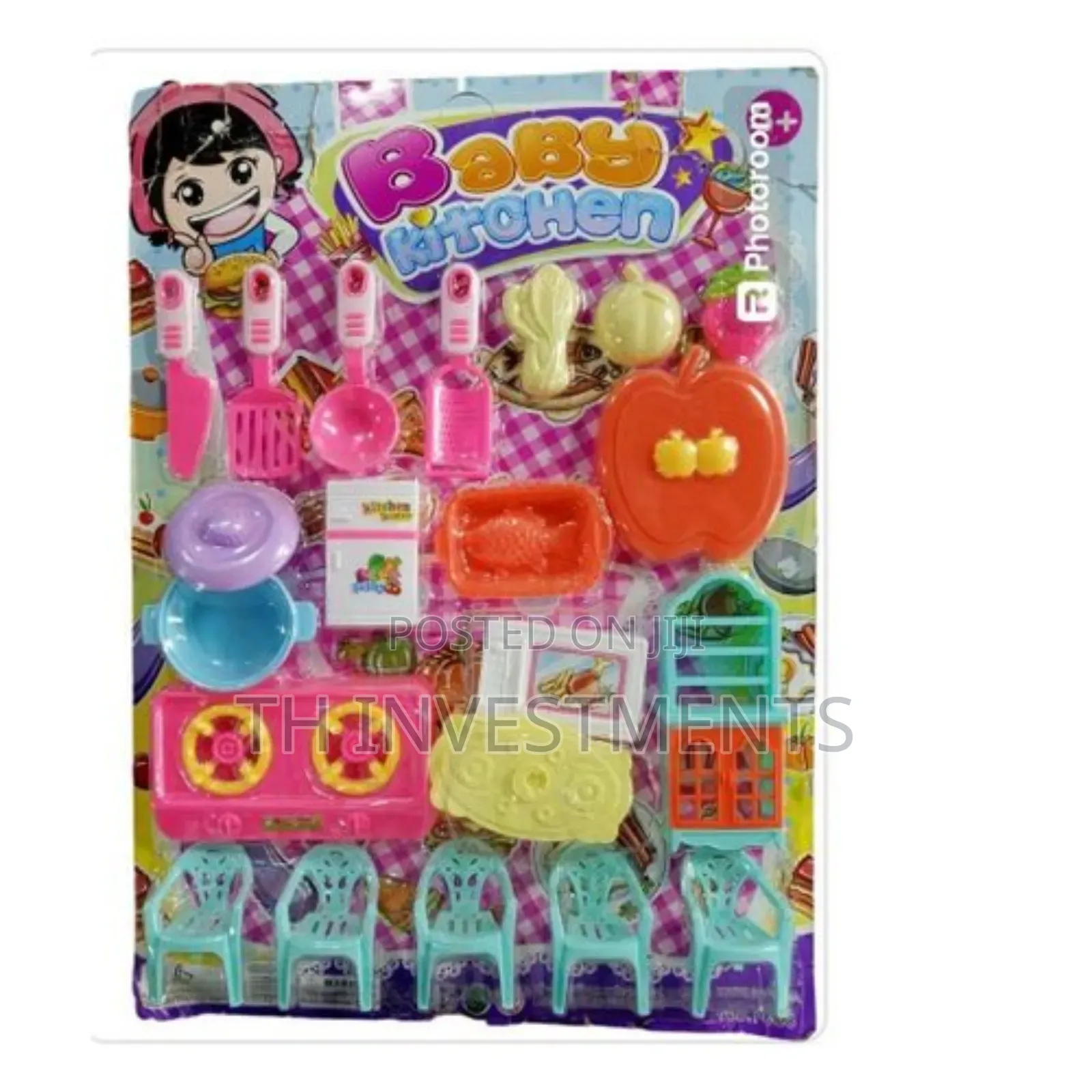 Kitchen Toy Set for Girls - Multi Color