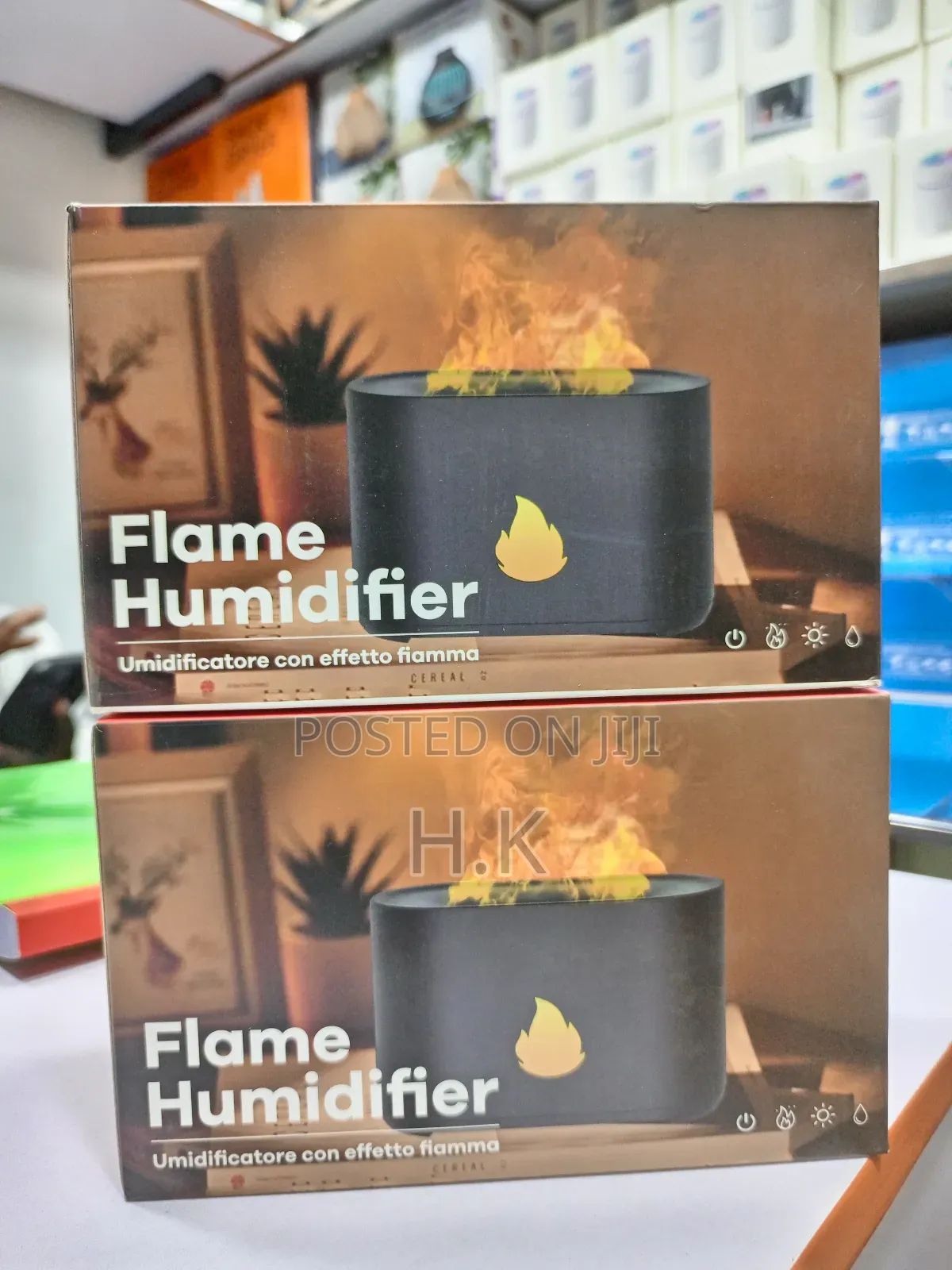 Flame Humidifier and Aroma Diffuser.