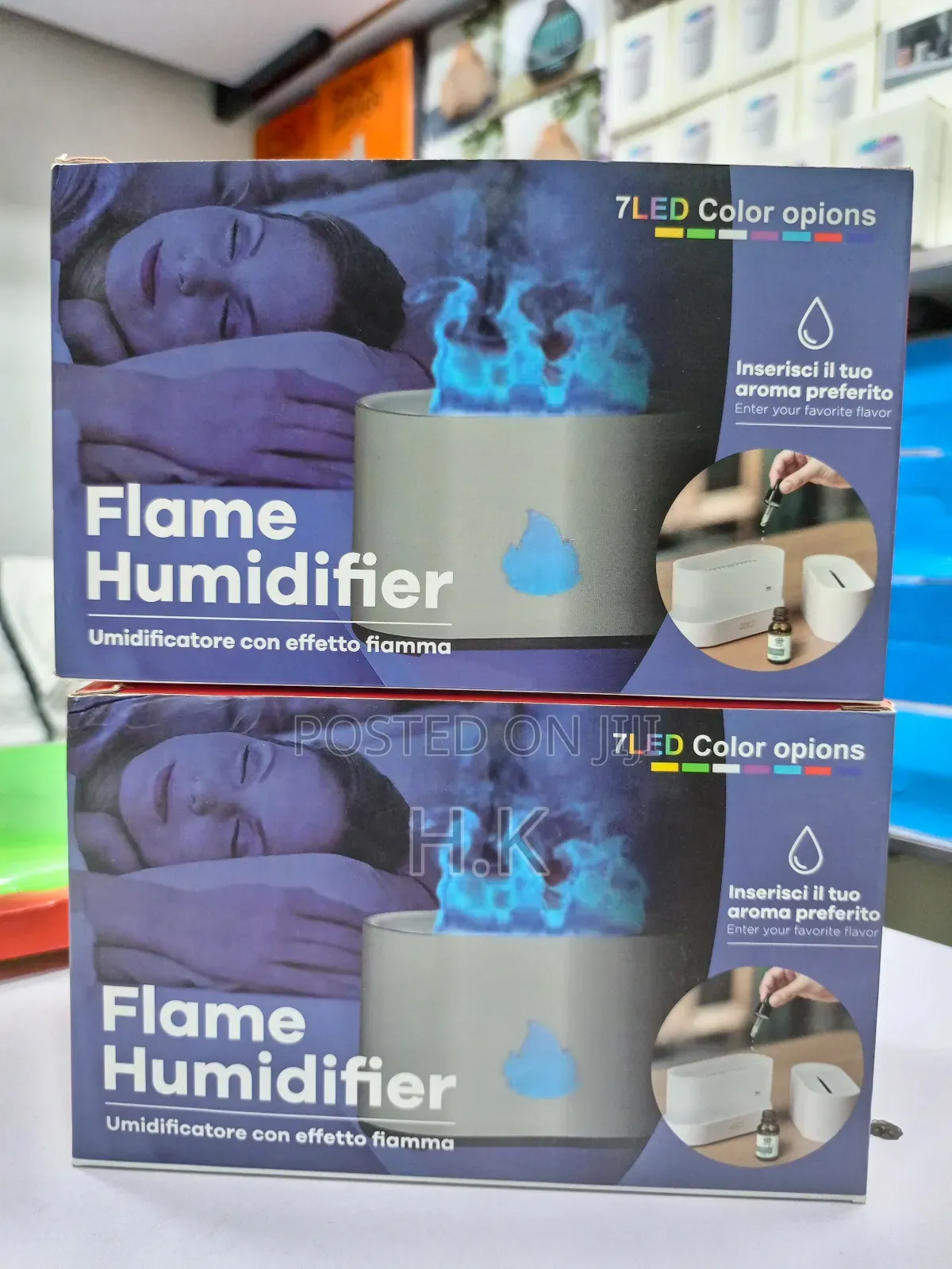 Flame Humidifier and Aroma Diffuser.