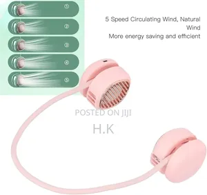 Portable, Wearable Neck Fan.