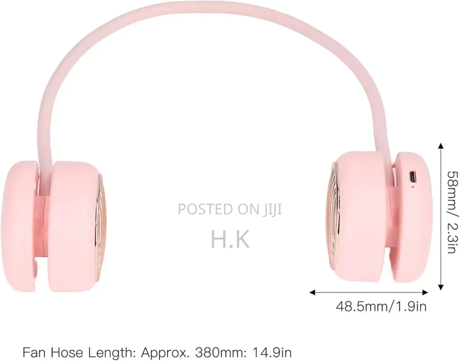 Portable, Wearable Neck Fan.